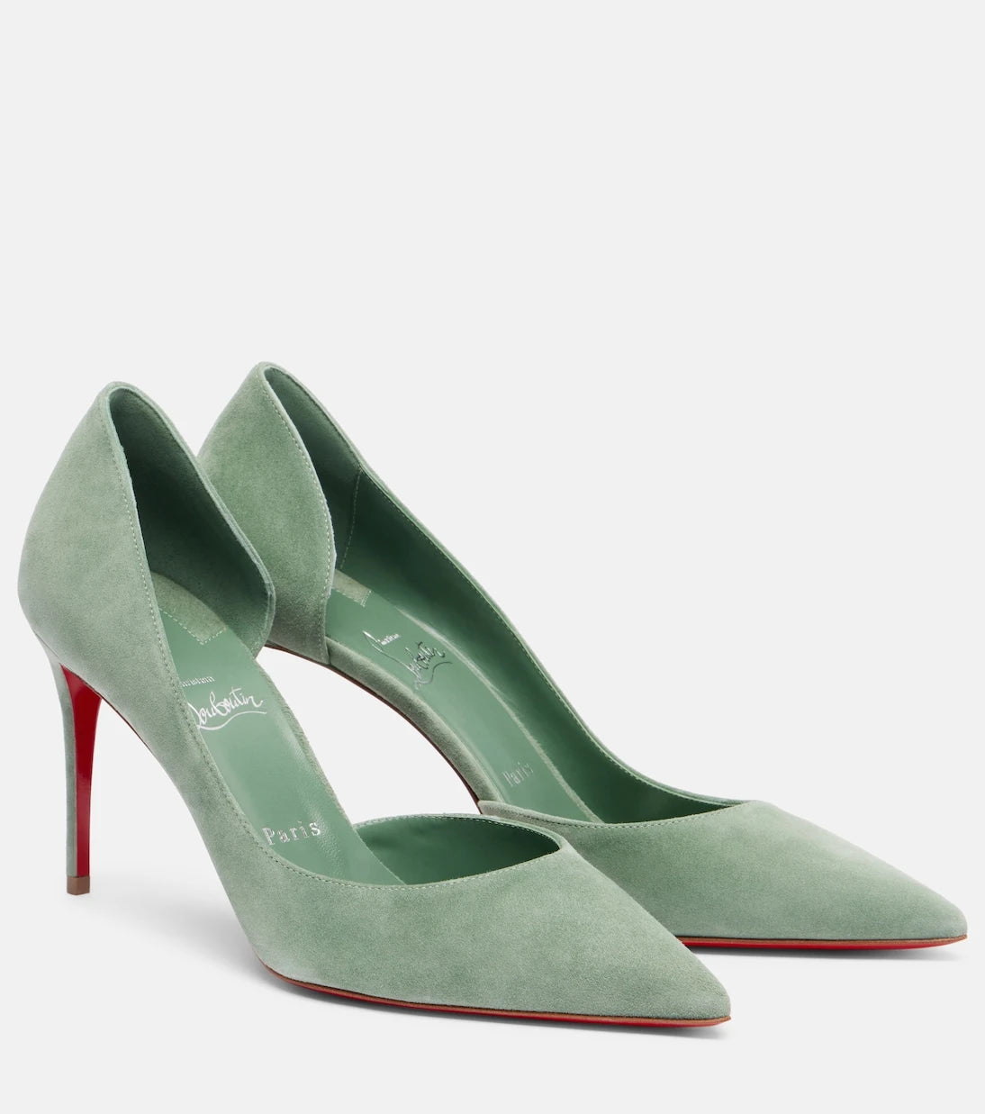 Christian Louboutin - Iriza 85 suede pumps