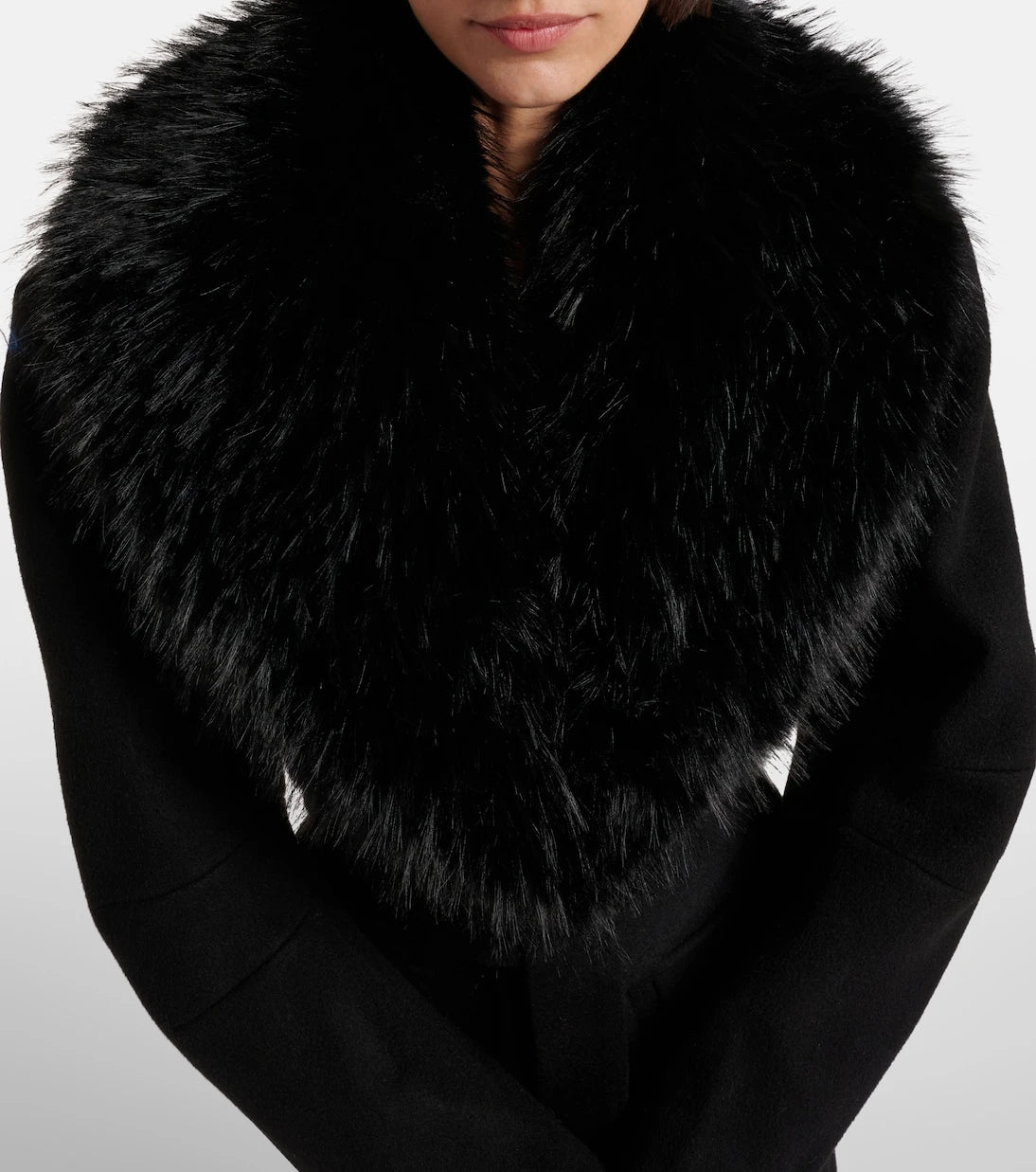 Rotate - Belted wool coat