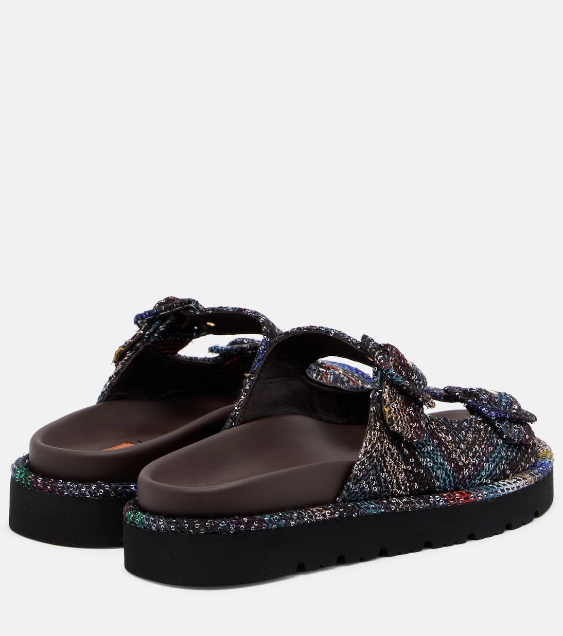 Missoni - Zigzag sequined leather sandals