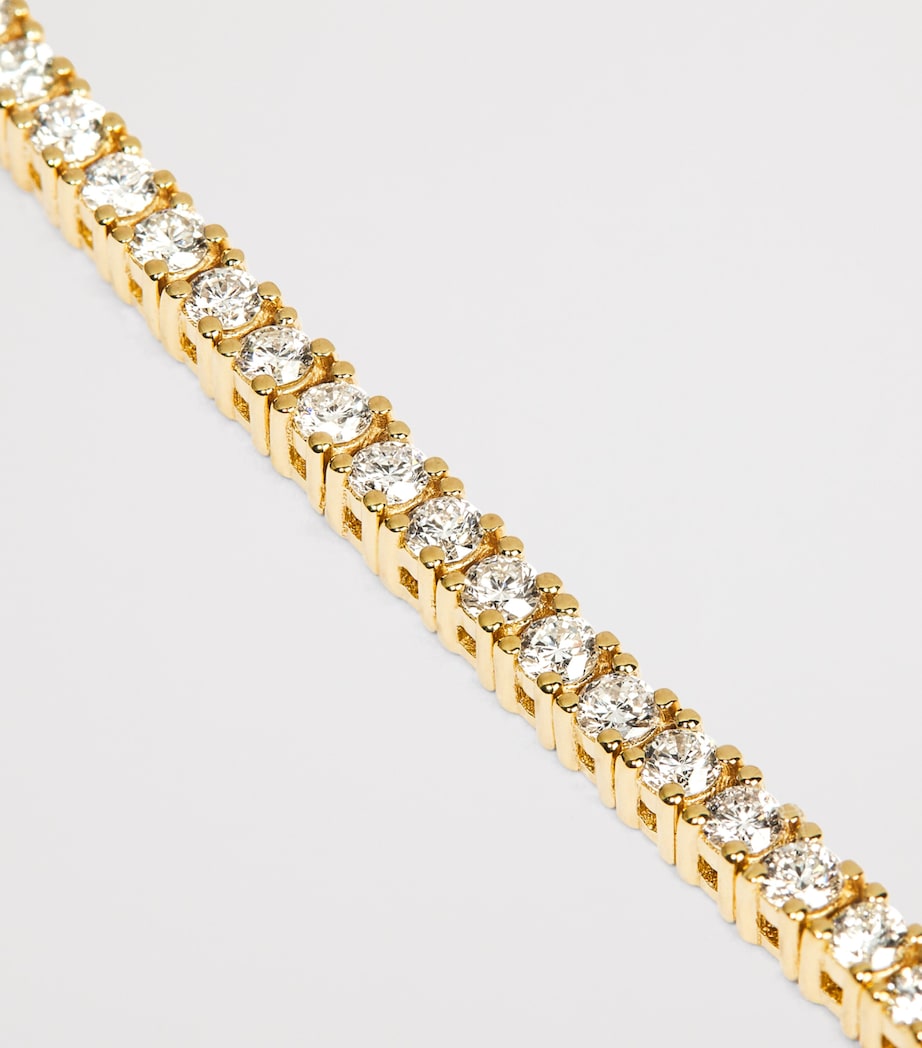 Yellow Gold and Diamond Tennis Bracelet (2.00ct)