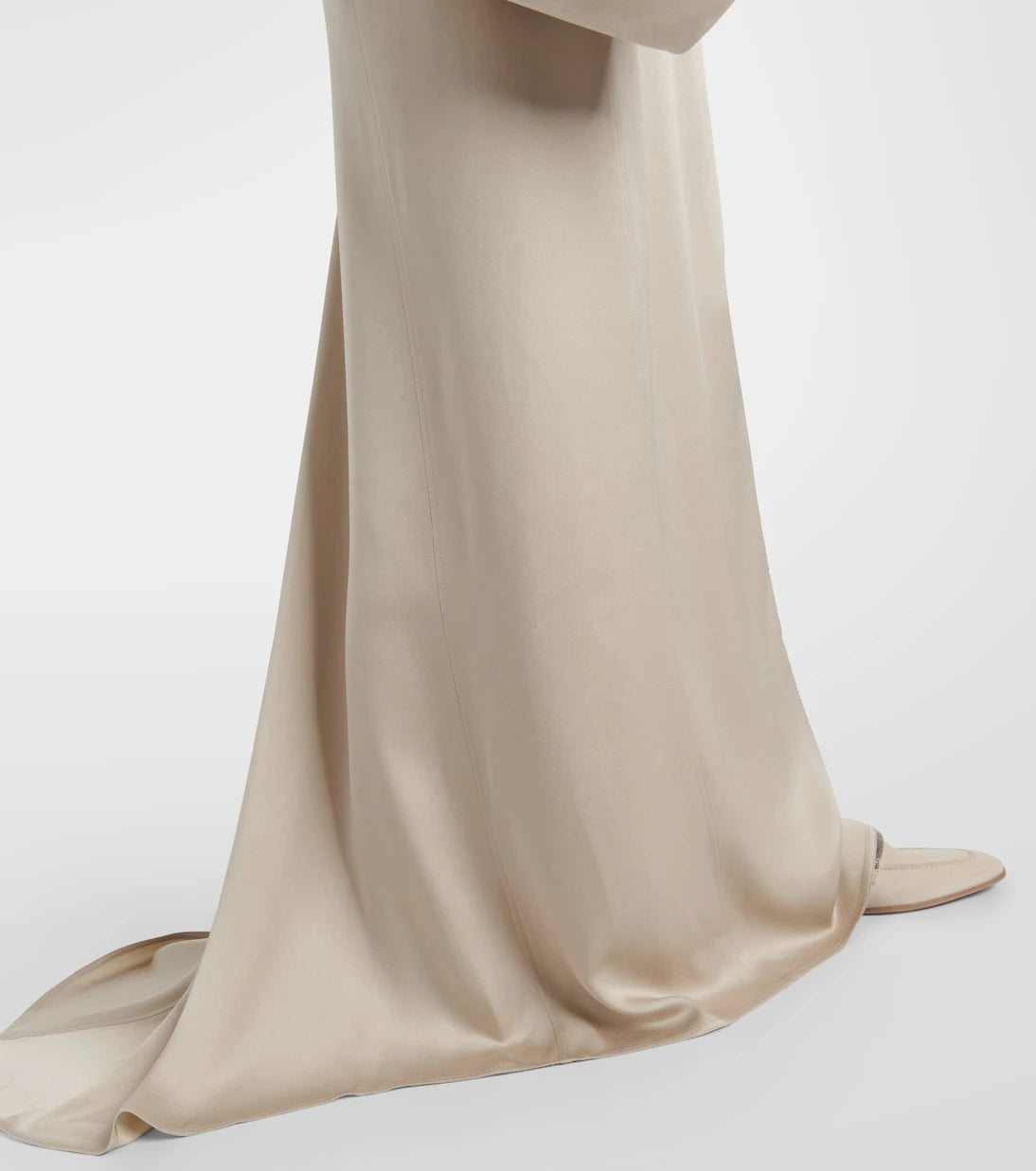 Brunello Cucinelli - Satin maxi skirt