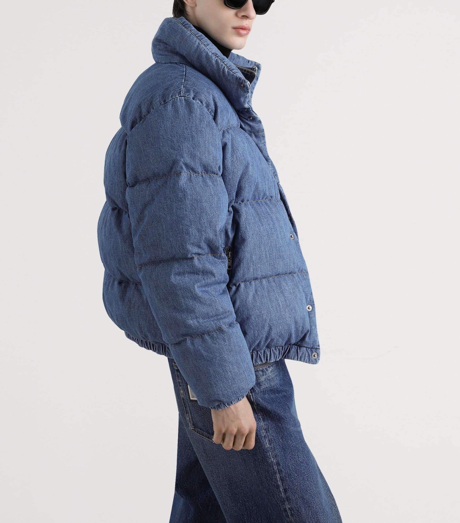 Multi Denim Padded Jacket