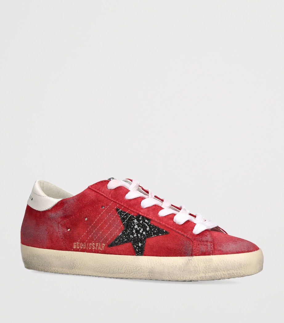 Red Suede Superstar 40525 Sneakers