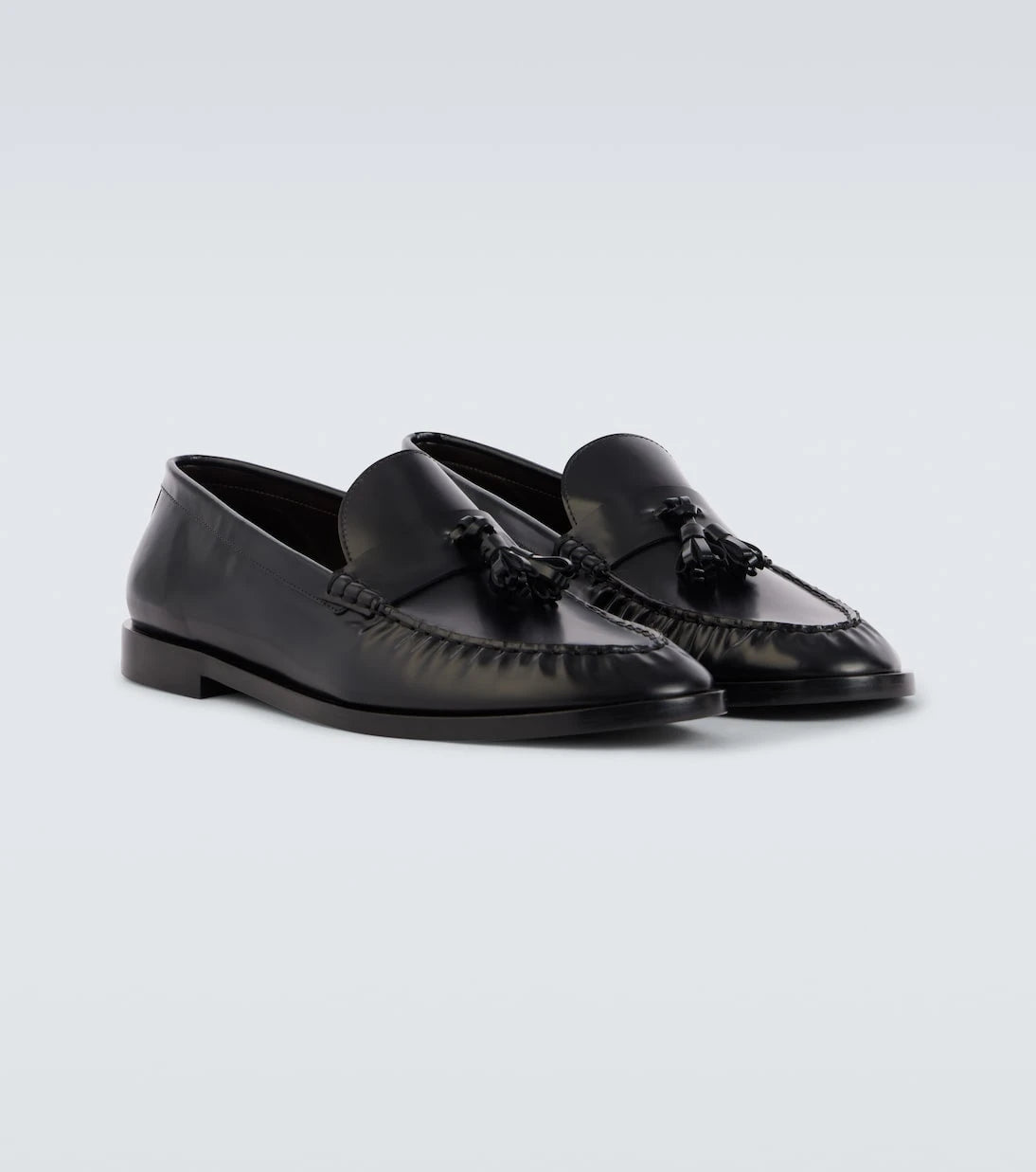 The Row - Polished leather loafers