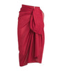 Red Cotton Cabine Sarong
