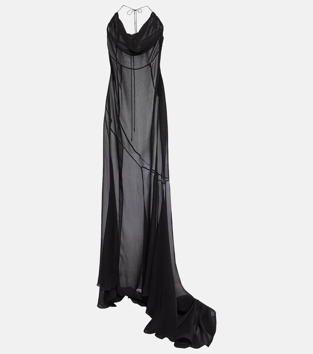 Alessandra Rich - Silk georgette gown