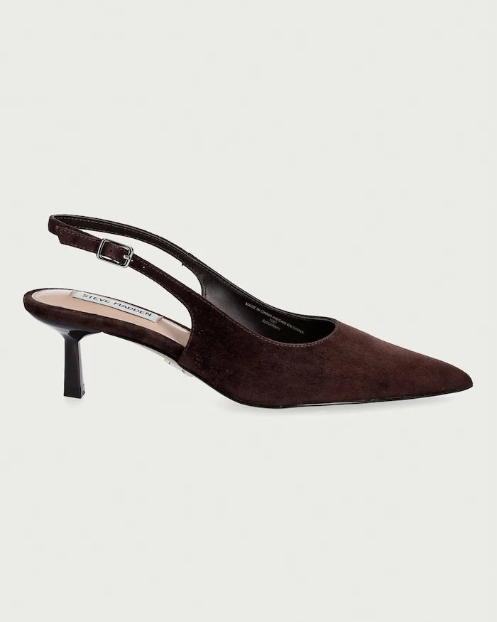 Steve Madden süet ince topuklu ayakkabı Korra