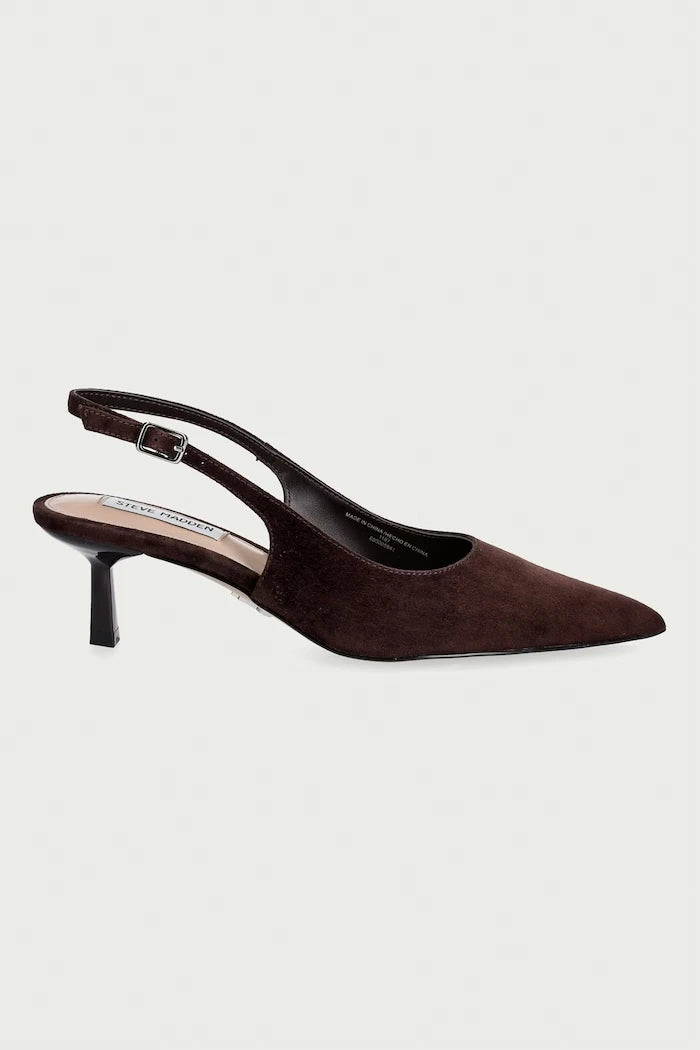 Steve Madden süet ince topuklu ayakkabı Korra