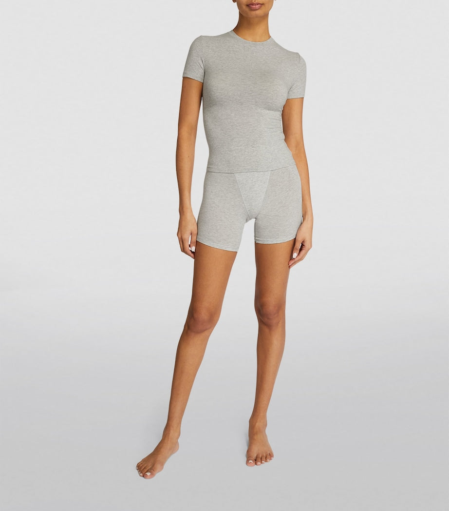 Skims Grey Short-Sleeve T-Shirt