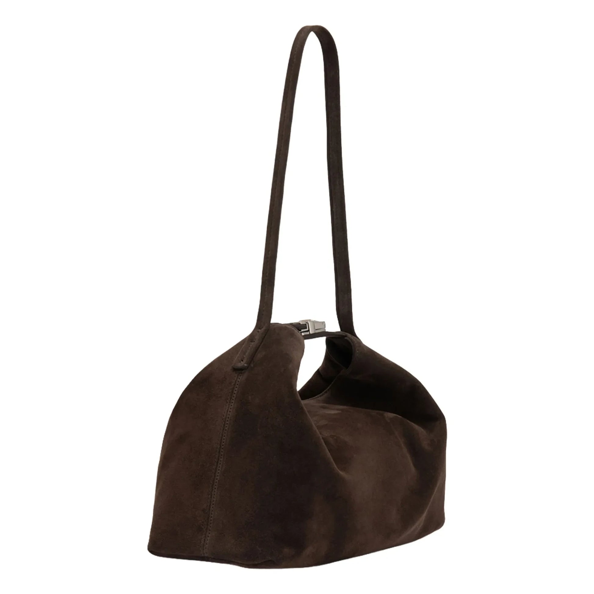 BY FAR - Bea Suède bag | Coffee