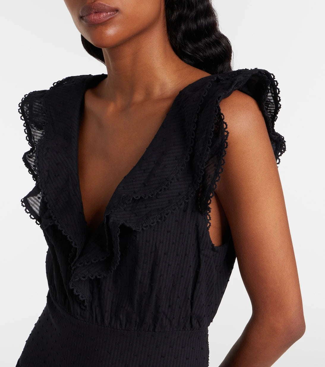 Poupette St Barth - Della ruffled cotton minidress