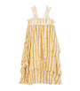 Versace Kids Silk Chain Stripes Dress (6-14 Years)