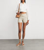 Le Kasha Beige Linen Tailored Ezbet Shorts