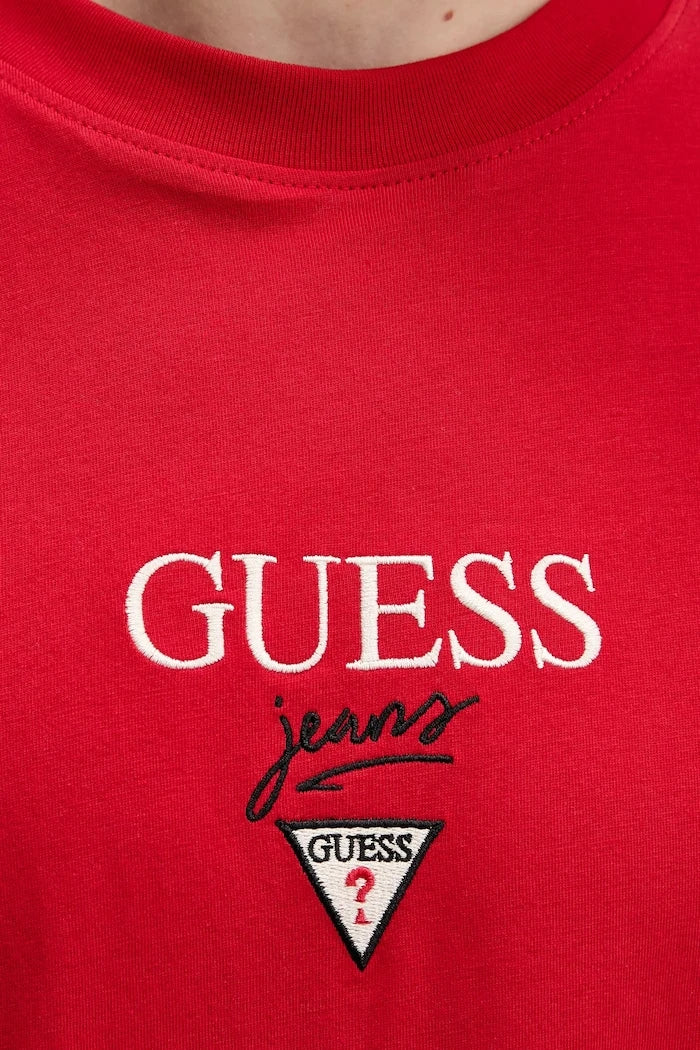 Guess Jeans Erkek Pamuklu Oversize Tişört