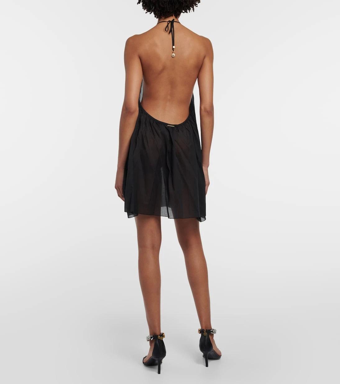 Stella McCartney - Chain-detail halterneck minidress
