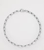 Small White Gold Santos de Cartier Chain Bracelet