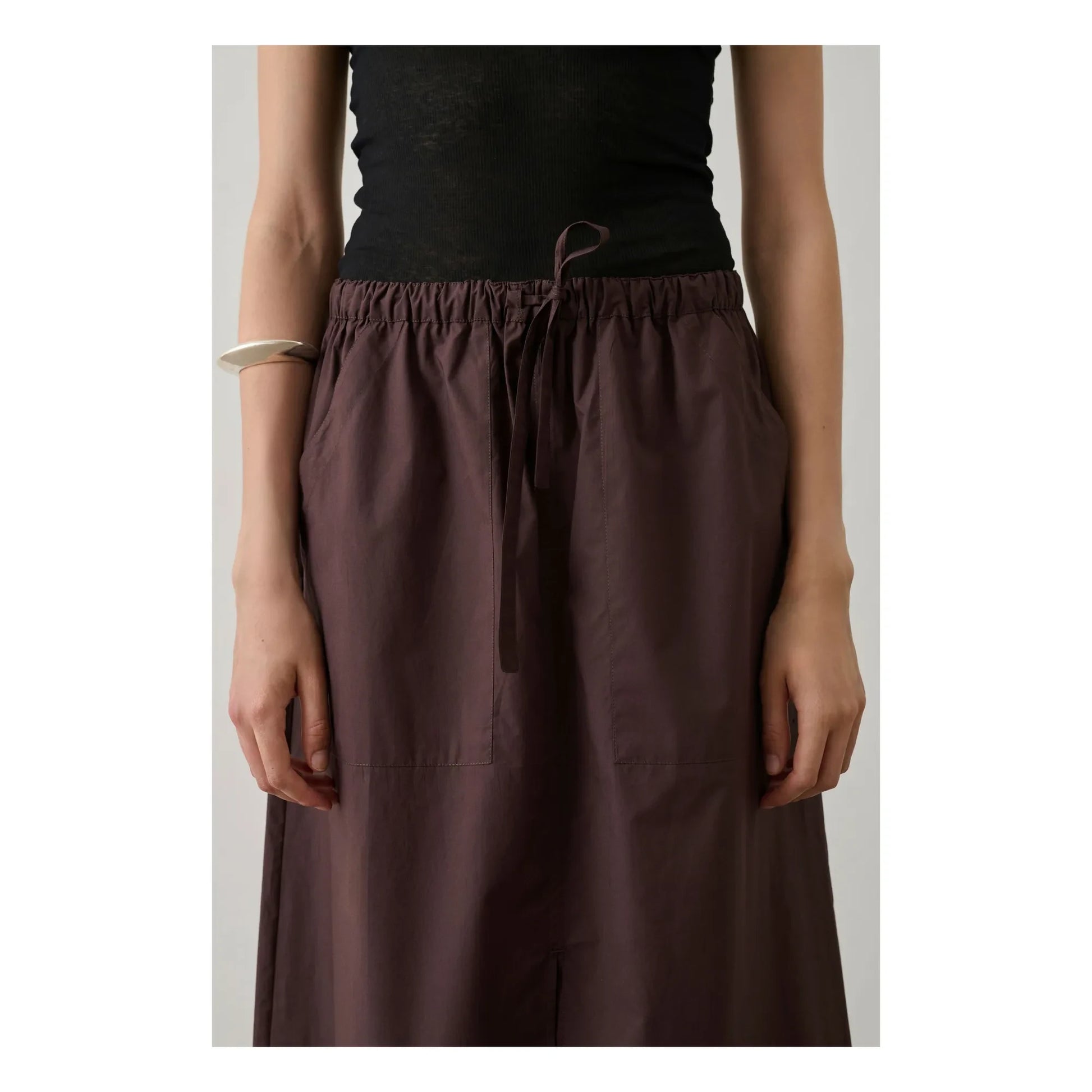Soeur - Agadir Cotton Skirt | Burgundy