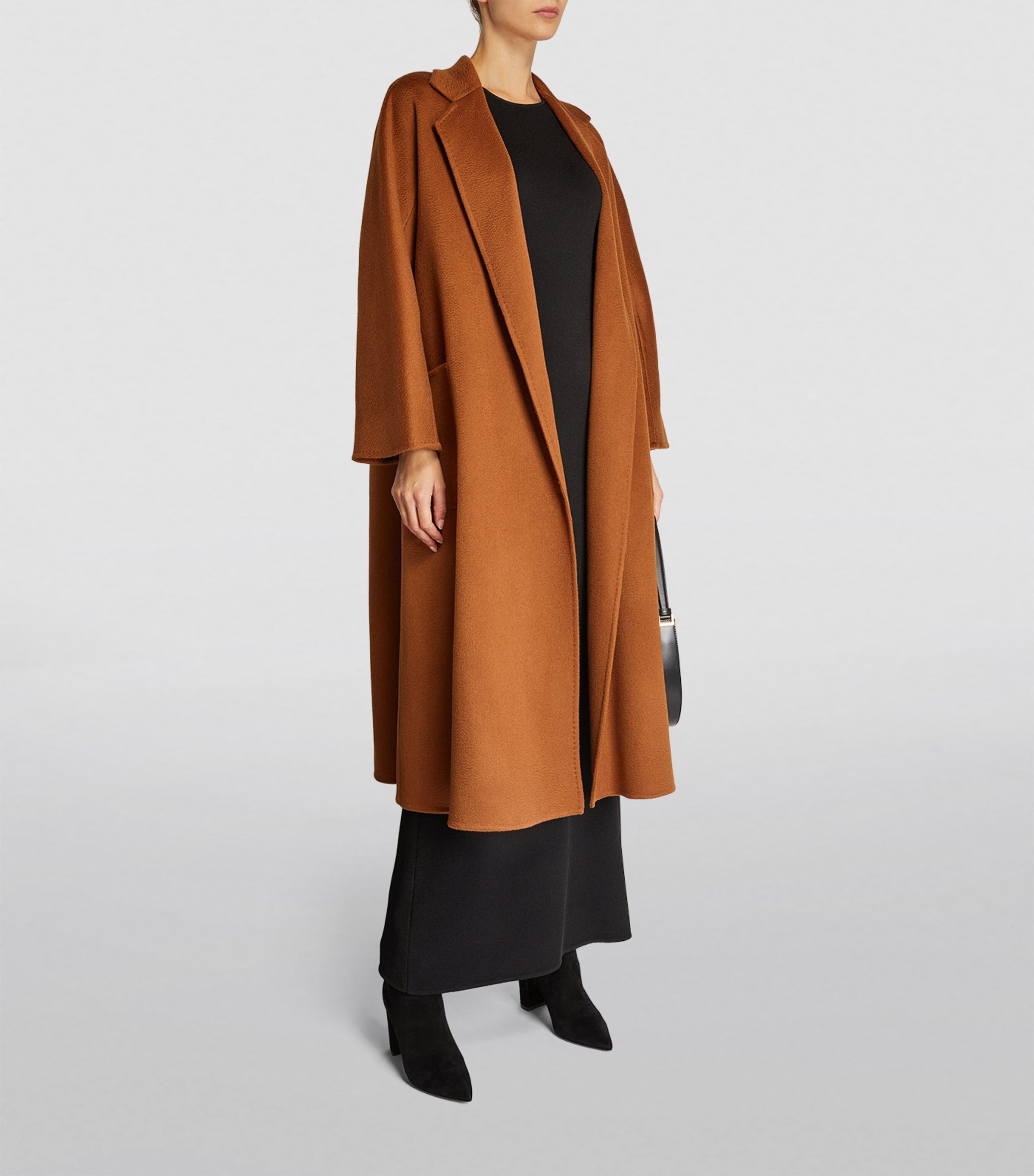 Brown Cashmere Ludmilla Wrap Coat