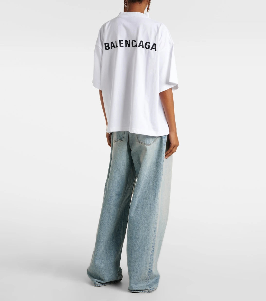 Balenciaga - Printed cotton jersey T-shirt