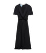 Prada Black Marocain Midi Dress