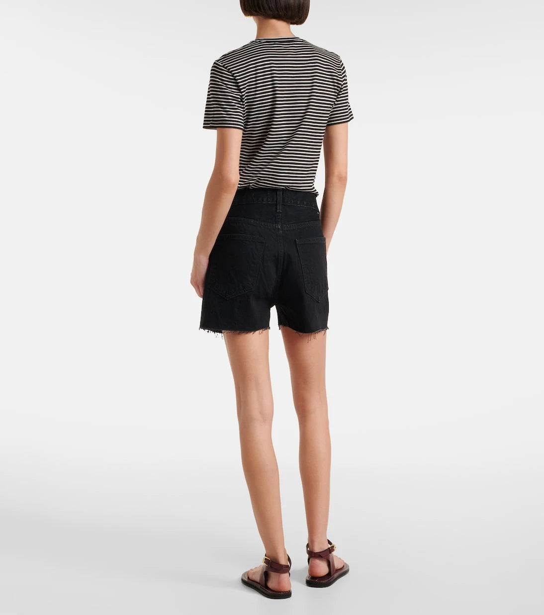 Nili Lotan - Cobain low-rise denim shorts