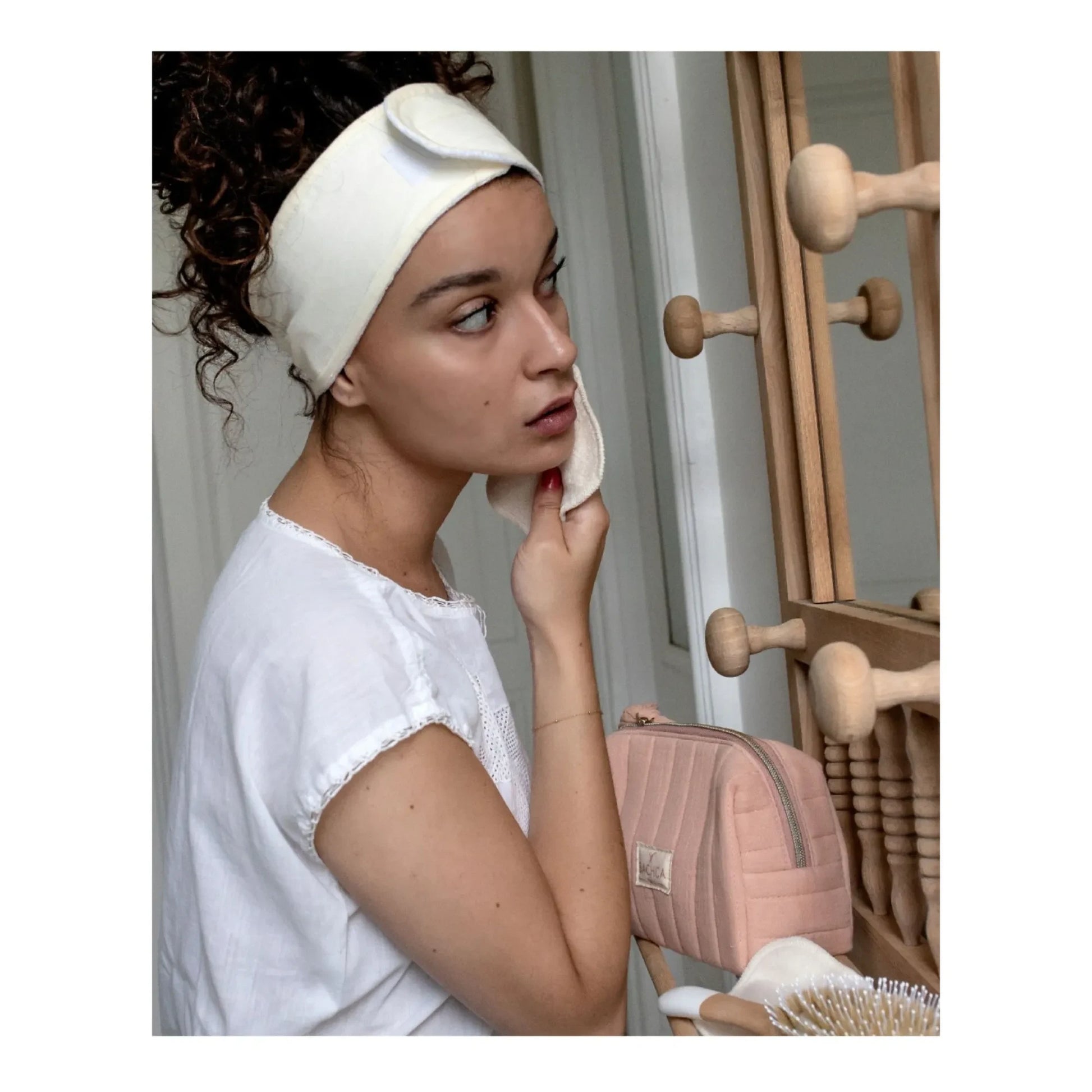 Bachca - Makeup & Skincare Headband | White