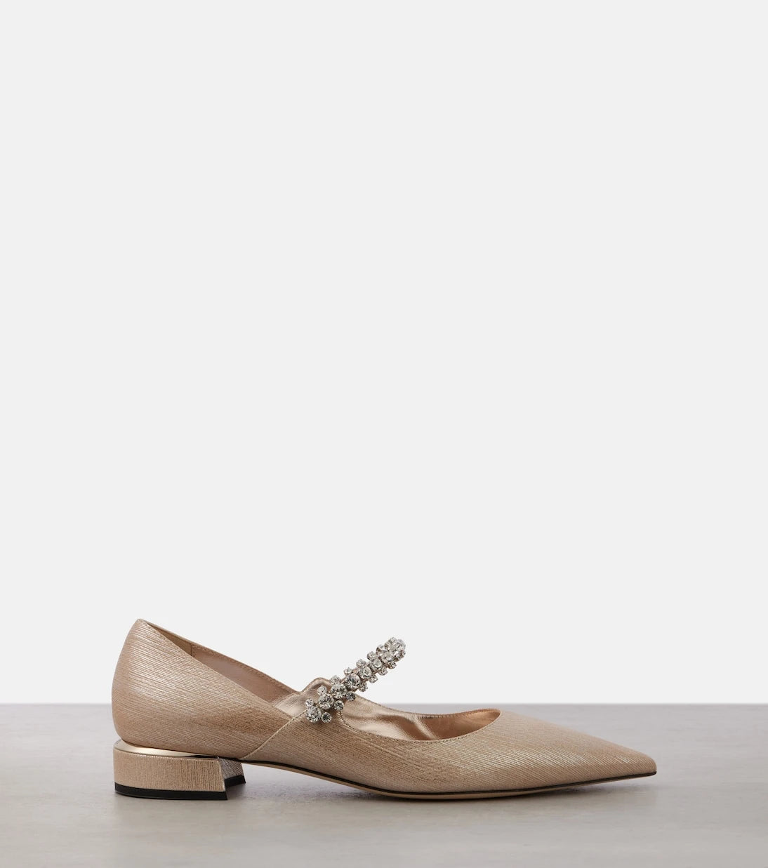 Jimmy Choo - Bing embellished leather Mary Jane pumps