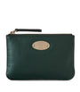 Mulberry Green Logo Plaque Coin Pouch