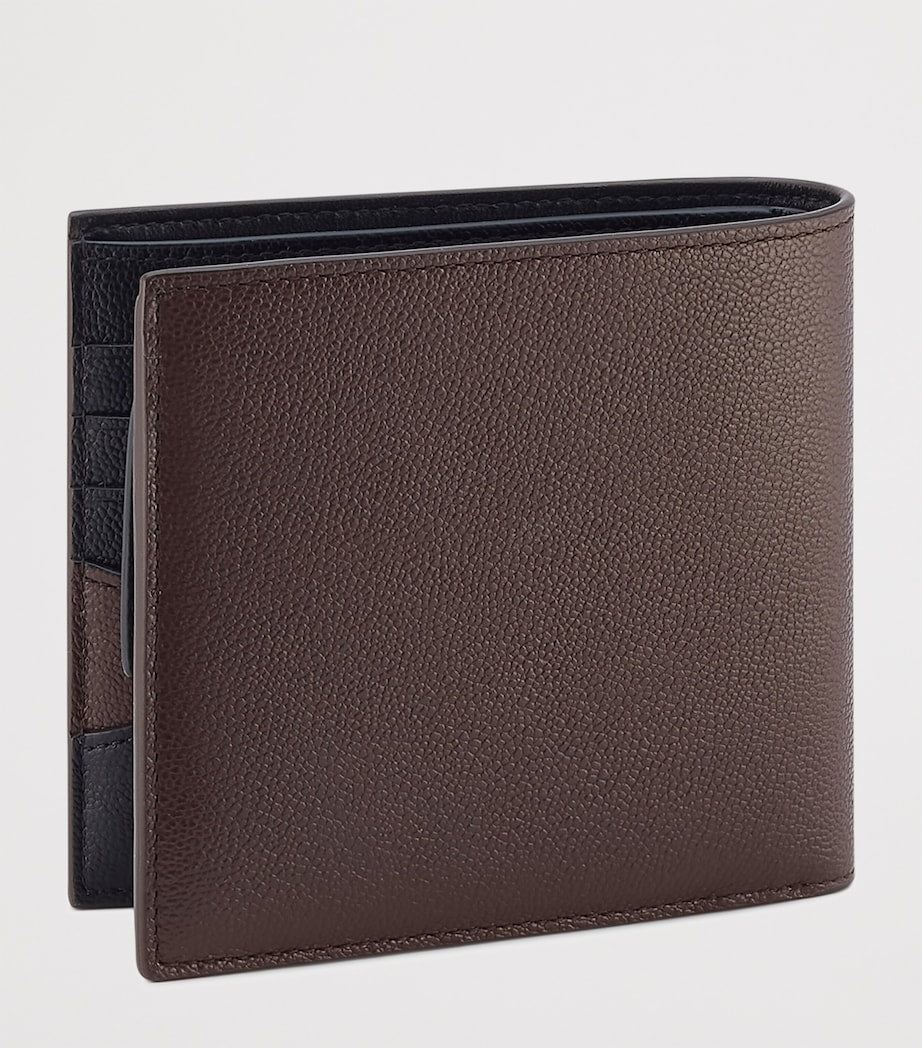 Brown Leather Bvlgari Bvlgari Man Compact Wallet