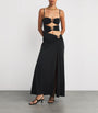Christopher Esber Black Cut-Out Orbit Maxi Dress