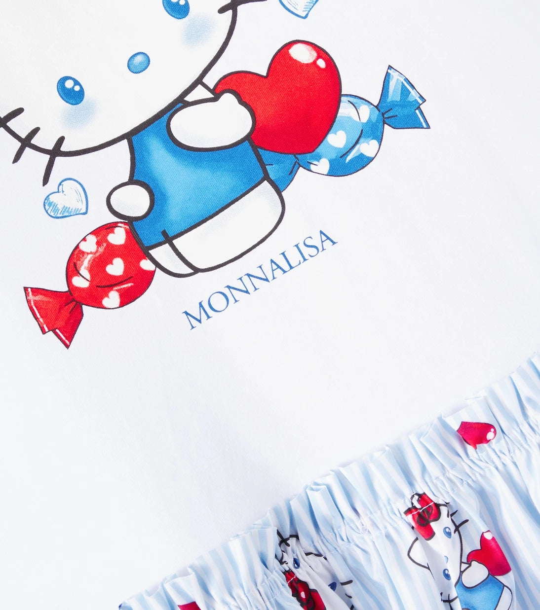 فستان من الجيرسيه القطني Monnalisa - x Hello Kitty