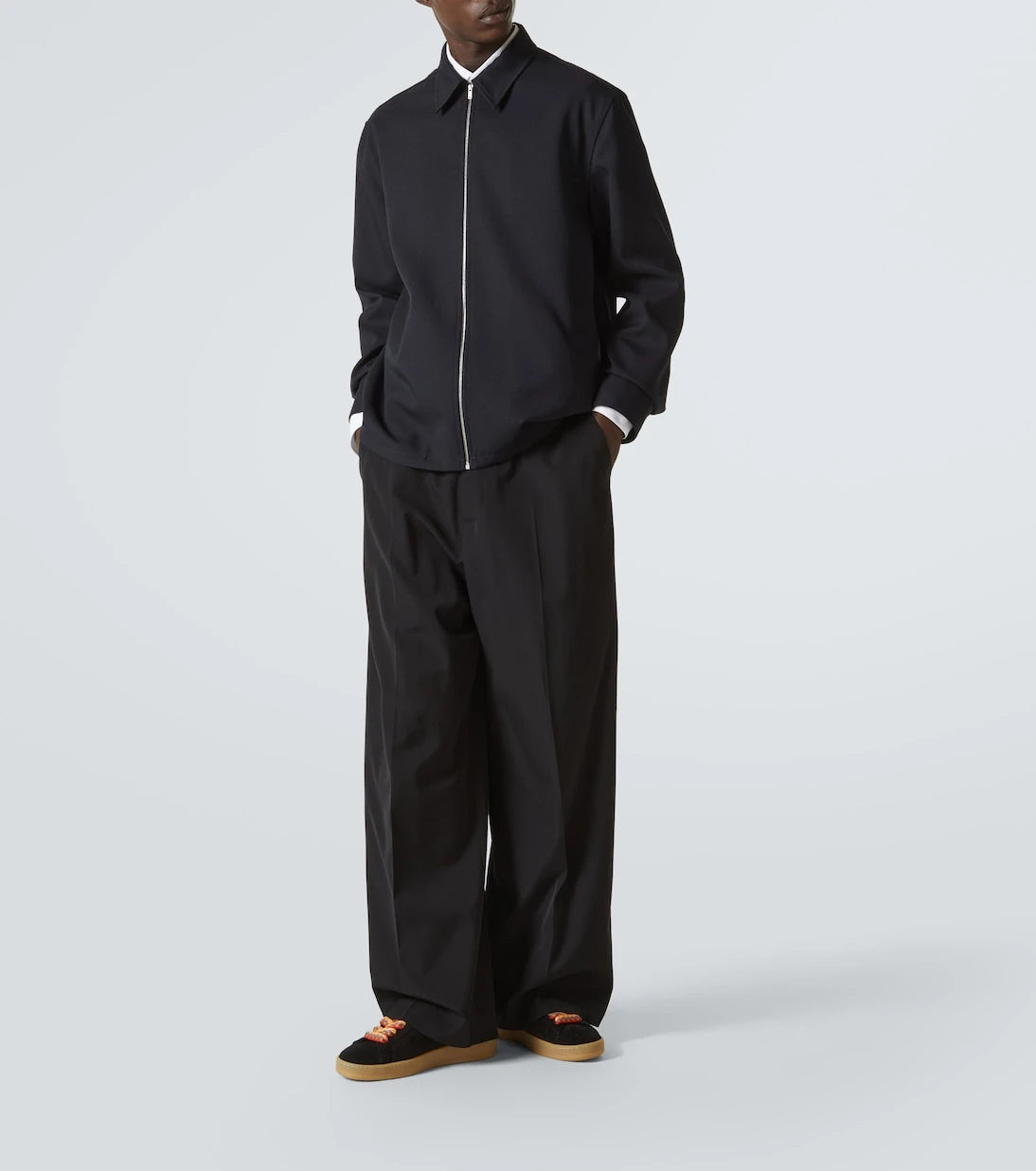 Lanvin - Curb Lite suede sneakers