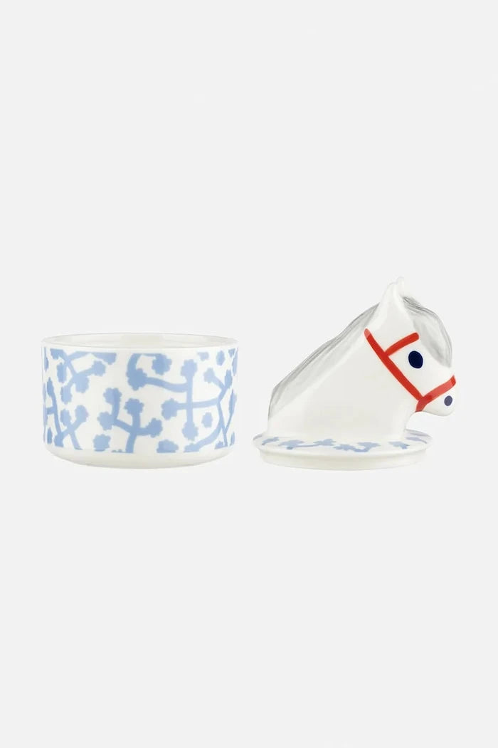 Marimekko taş seramik saklama kabı 14 x 17,5 cm