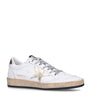 White Leather Ball Star Sneakers