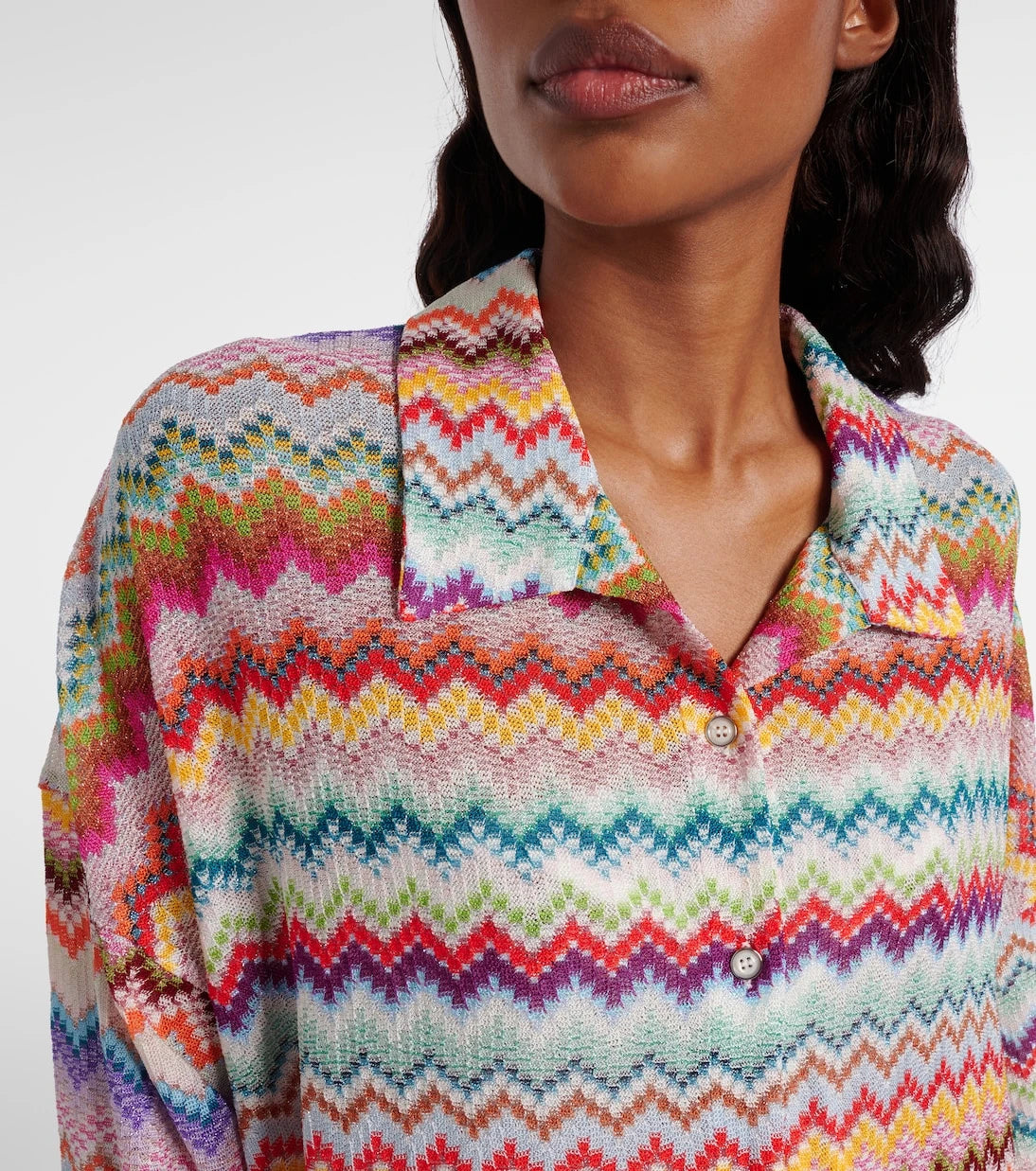 Missoni - Zigzag lamé shirt