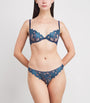 Blue Lily Embroidered Plunge Demi Bra