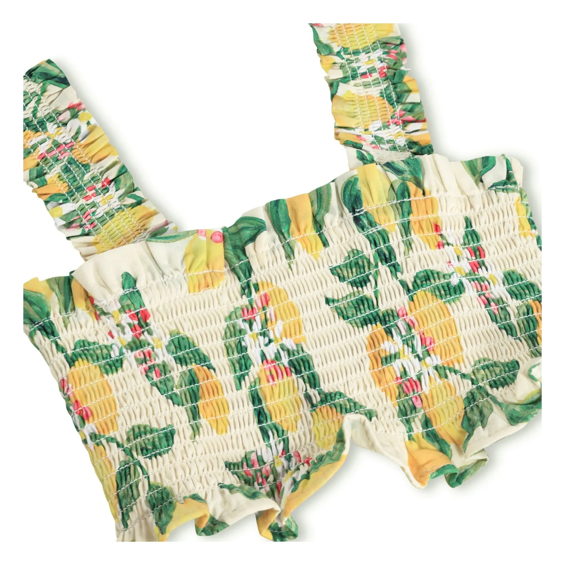 Molo - Top Rolfia Lemons | Pale yellow