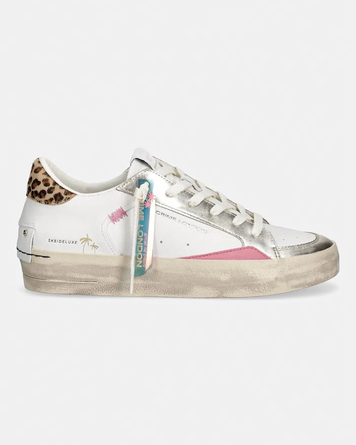 Crime London SK8 DELUXE WEDGE Kadın Deri Sneakers