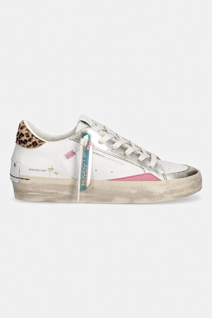 Crime London SK8 DELUXE WEDGE Kadın Deri Sneakers