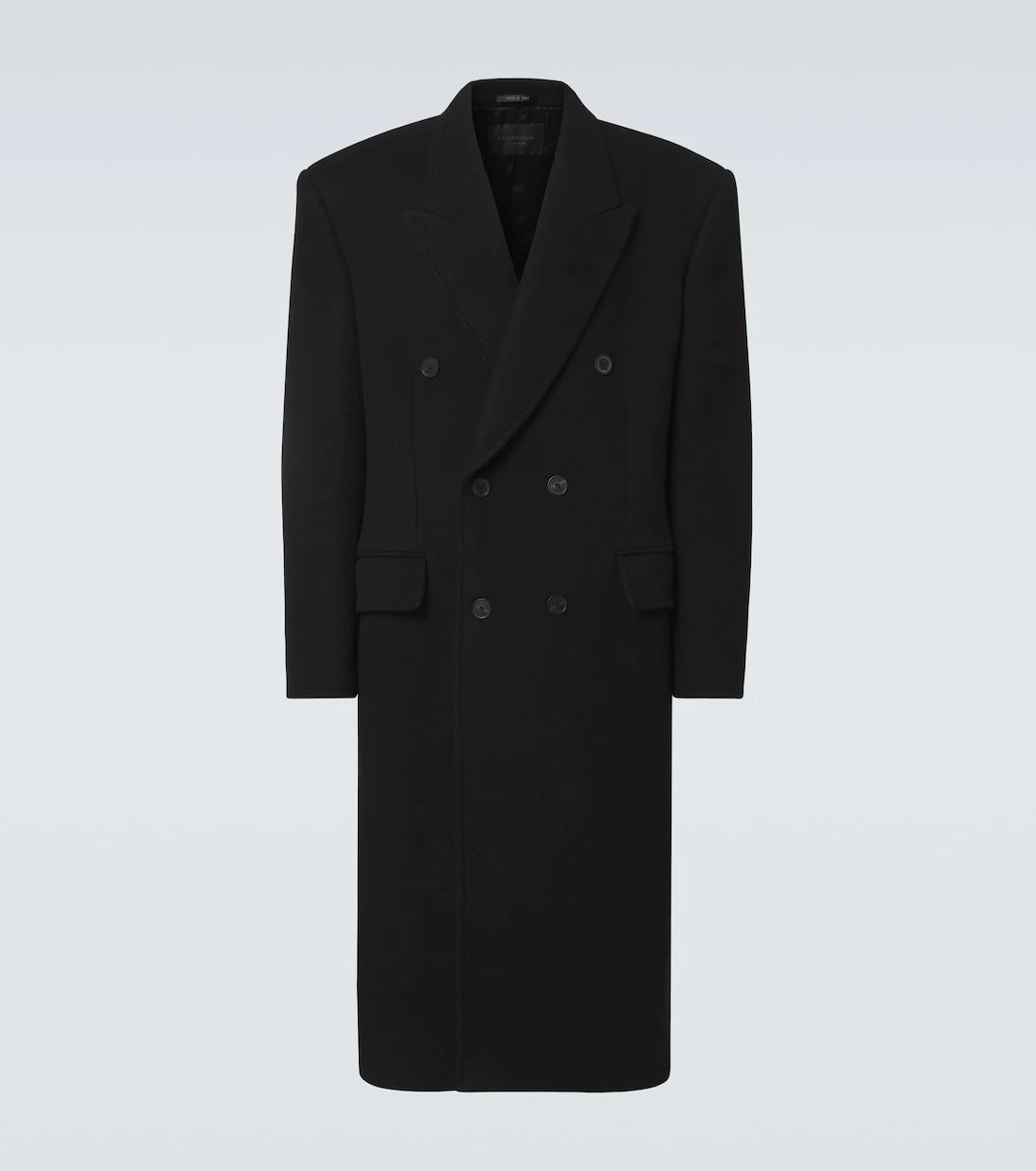 Balenciaga - Double-breasted cashmere and wool overcoat