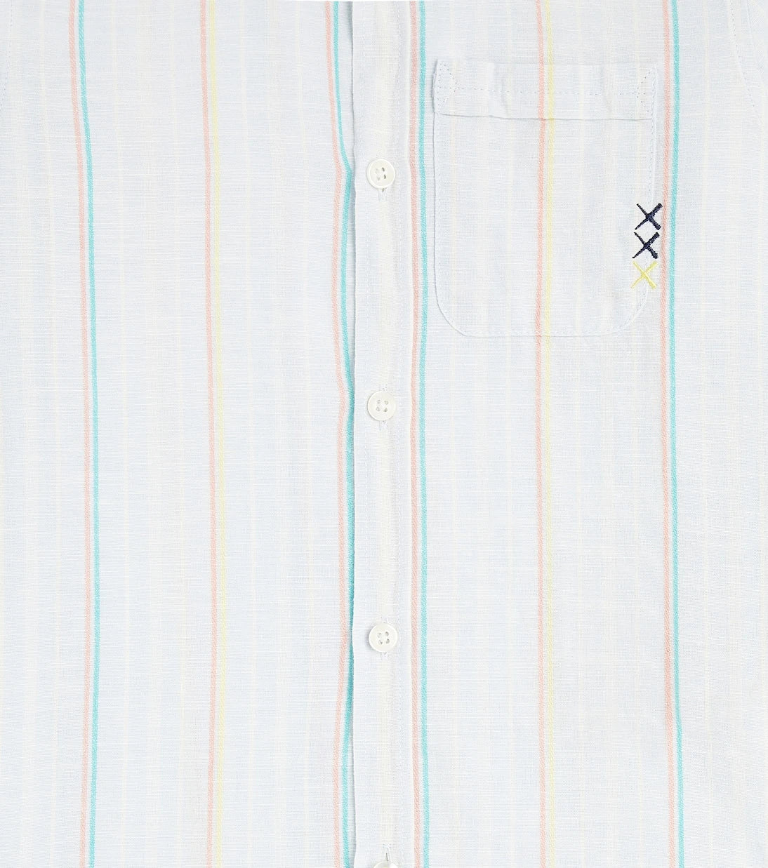 Scotch & Soda Kids - Striped cotton-blend shirt