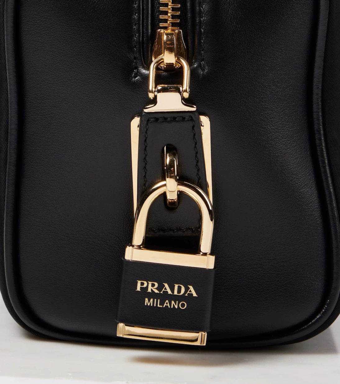 Prada - Re-Nylon Medium leather tote bag