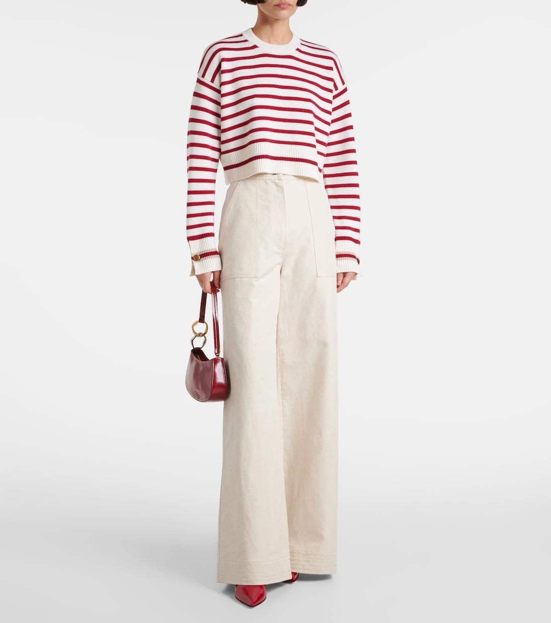Max Mara - Dorotea striped virgin wool sweater