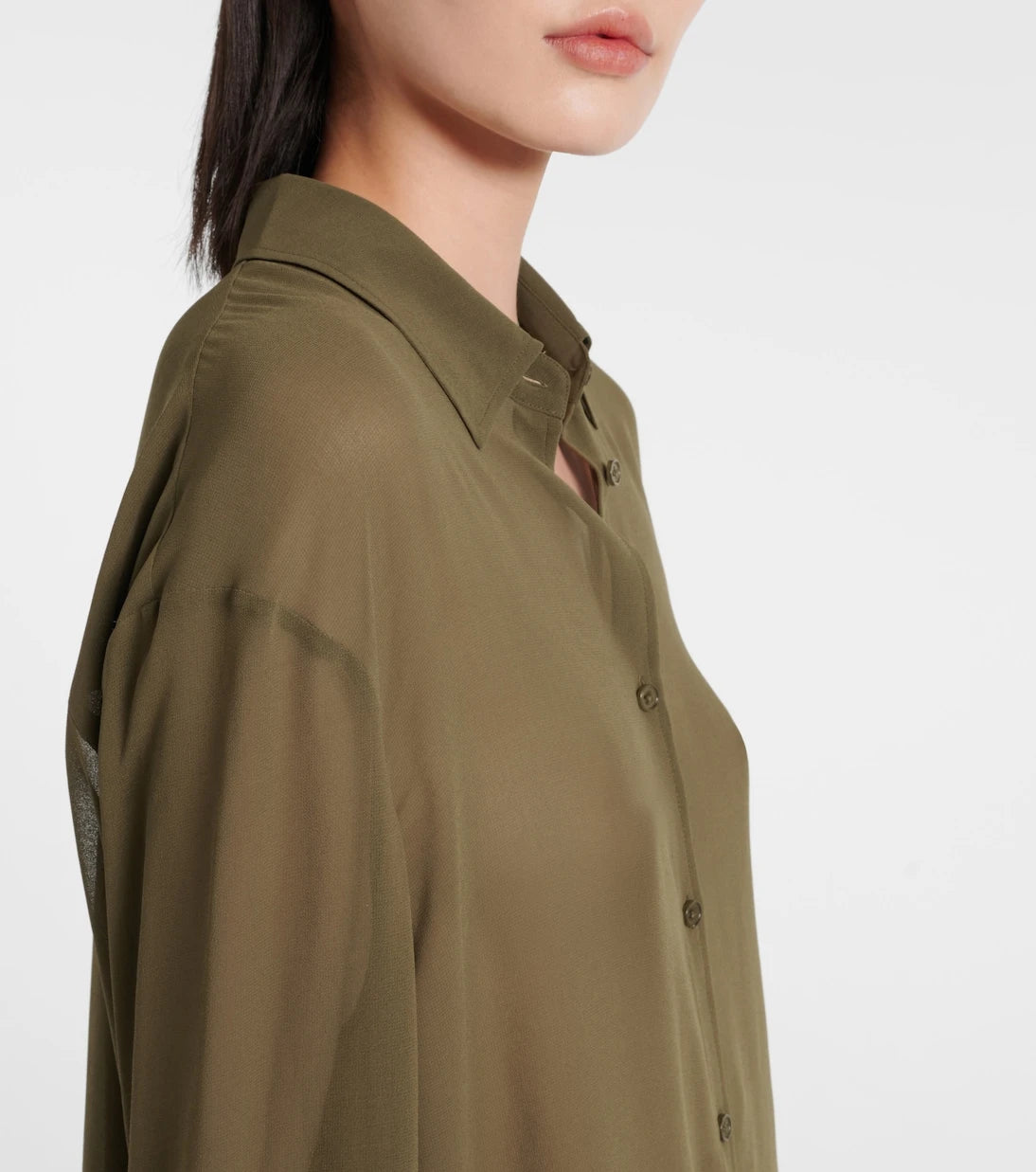 The Frankie Shop - Peri georgette shirt