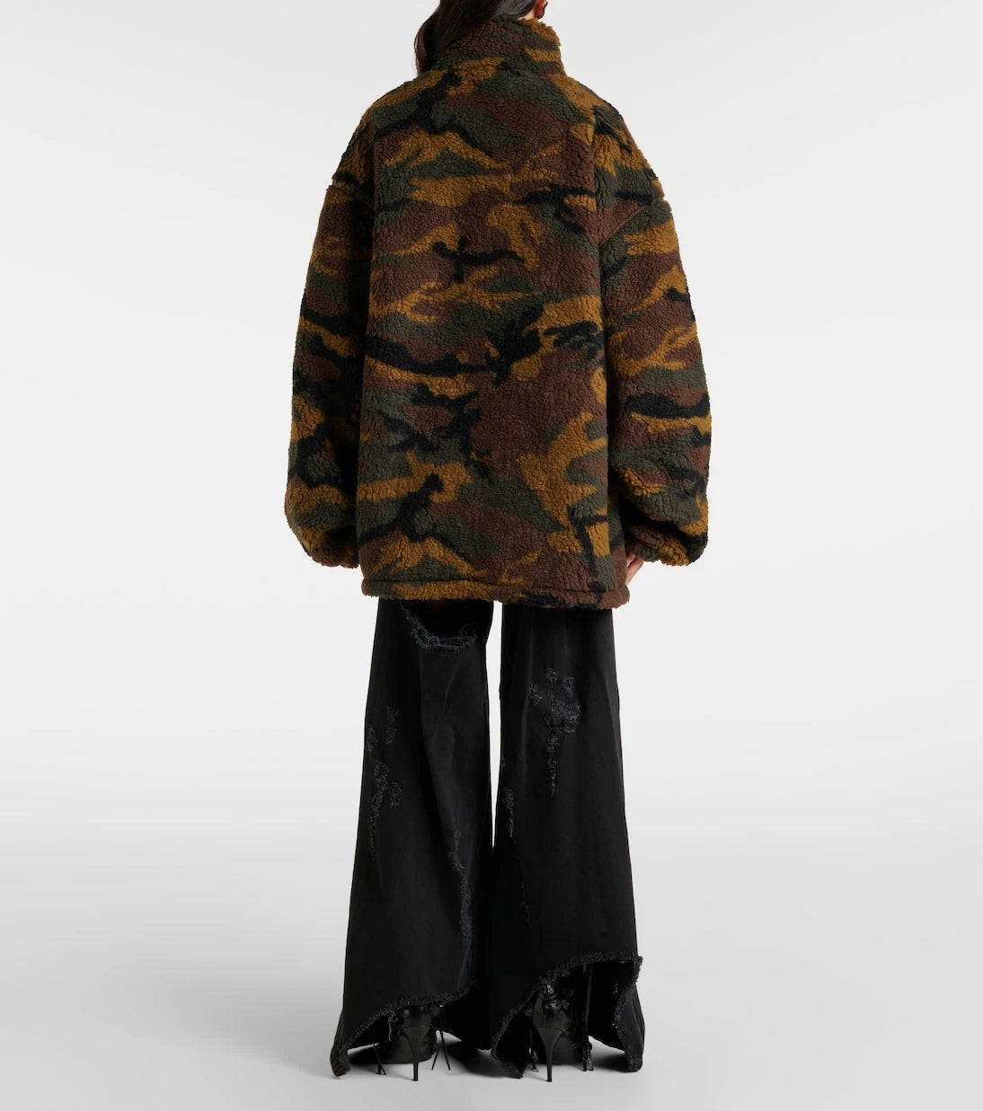 Vetements - Camo fleece jacket