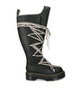 Rick Owens x Dr. Martens Leather Quad Sole Pentacle Boots