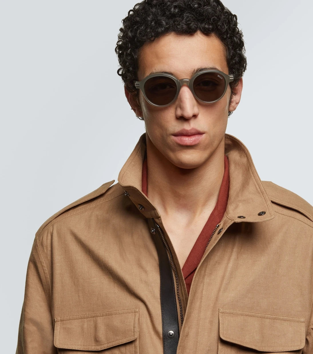Zegna - Round sunglasses