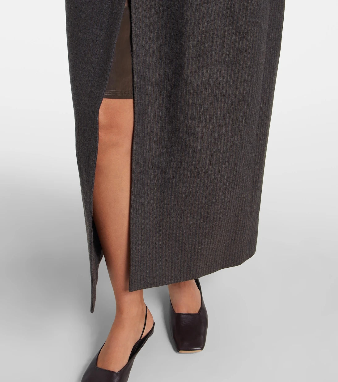 Calvin Klein Collection - Brooke striped wool coat