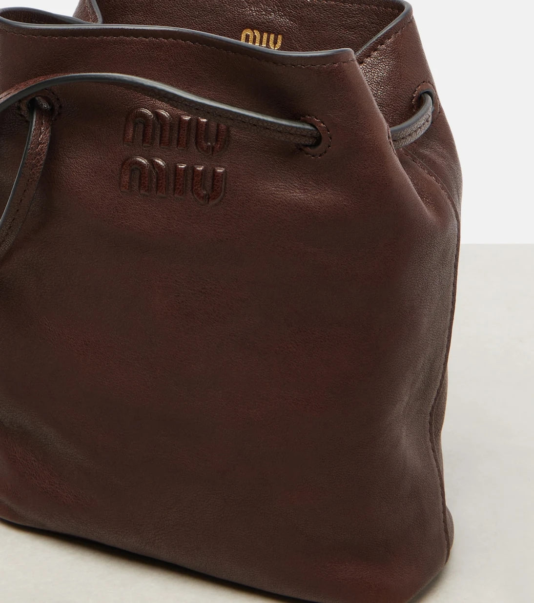 Miu Miu - Mini leather crossbody bag