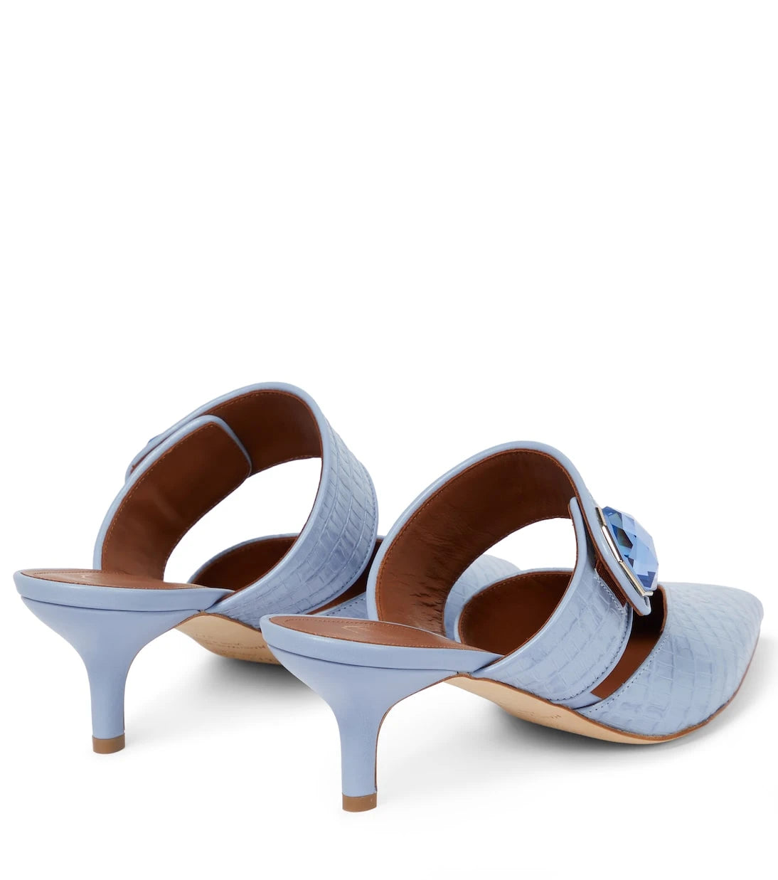 Malone Souliers - Lola 45 croc-effect leather mules